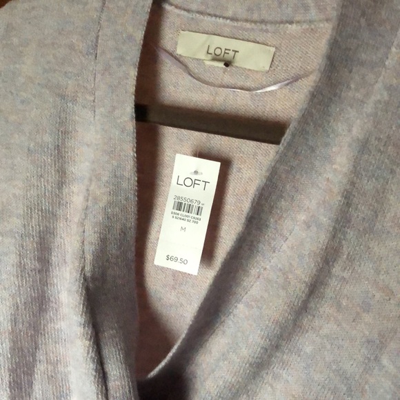 Loft Long Open Cardigan Sweater - Picture 2 of 6